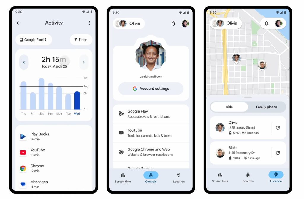 Family Link redesign