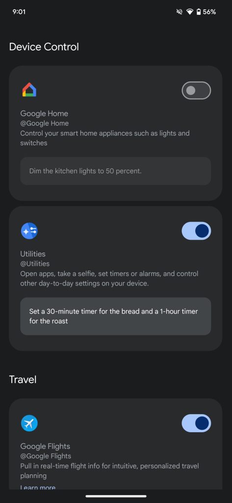 Google Home Gemini Extension