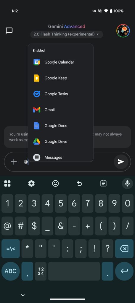 latest Gemini 2.0 app