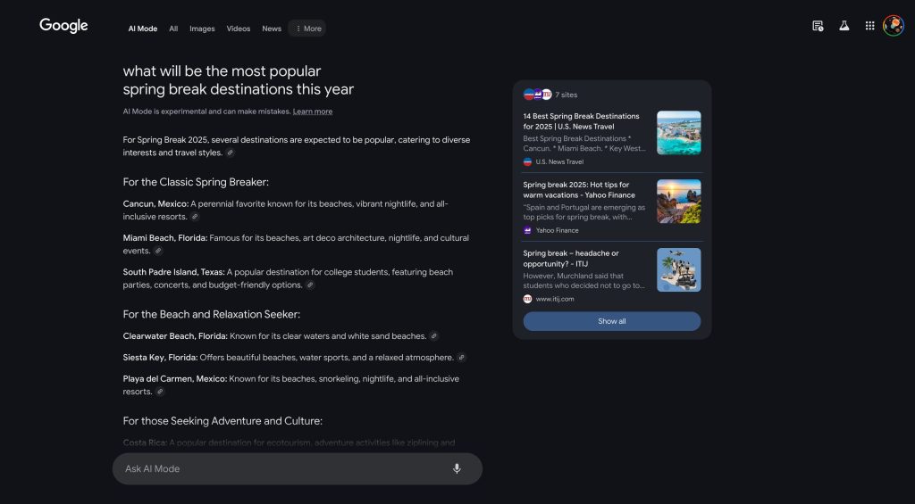 Google AI Mode
