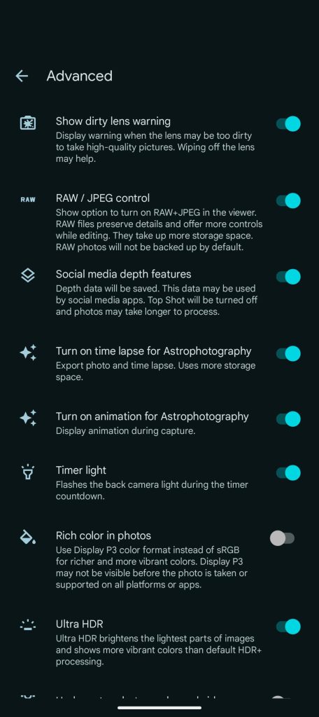 Pixel Camera 9.8