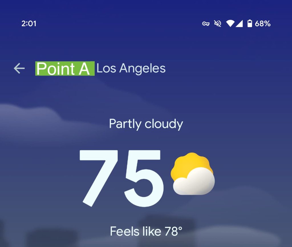 Pixel Weather widgets, At a Glance now use your ‘current’ location