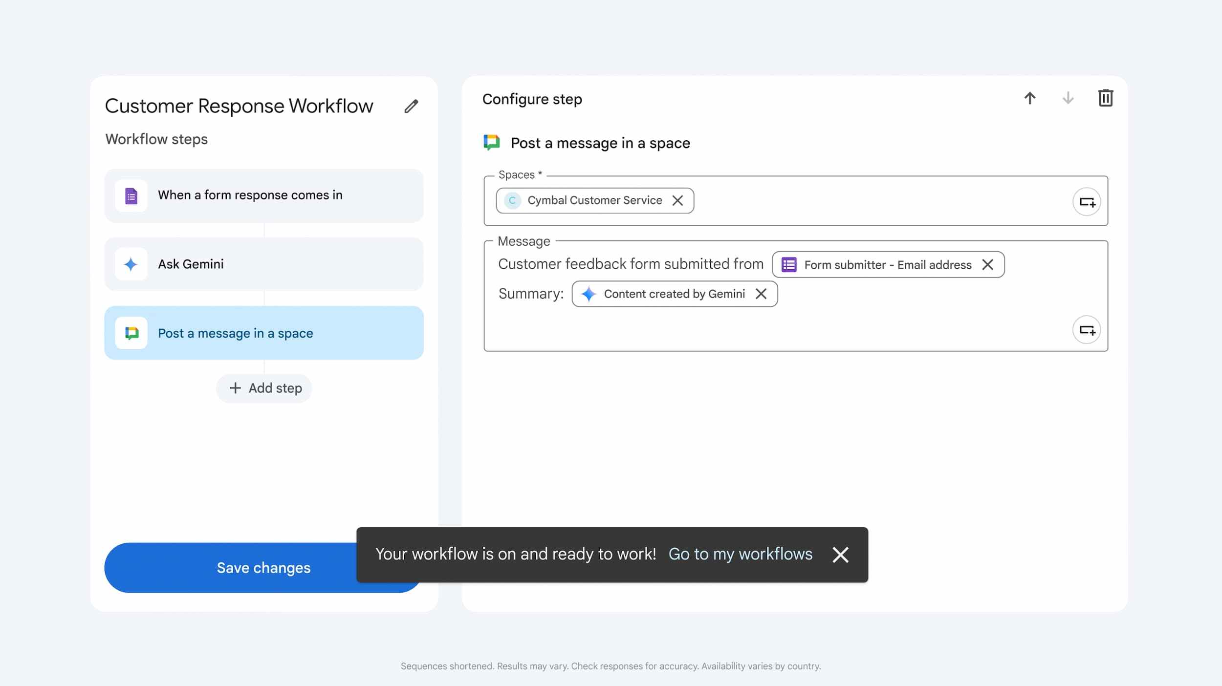 Google unveils Workspace Flows automation with Gemini Gems