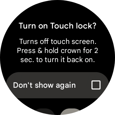 Wear OS 5.1 changes how Pixel Watch Touch Lock works