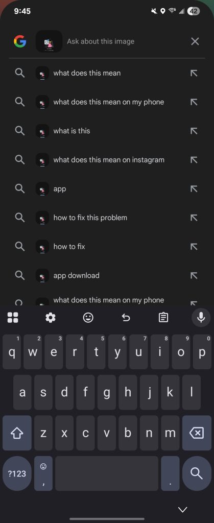Circle to Search whole screen