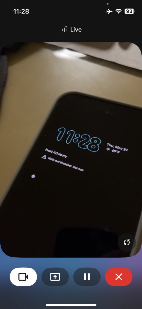 Gemini Live camera and screen sharing rolling out to iPhone