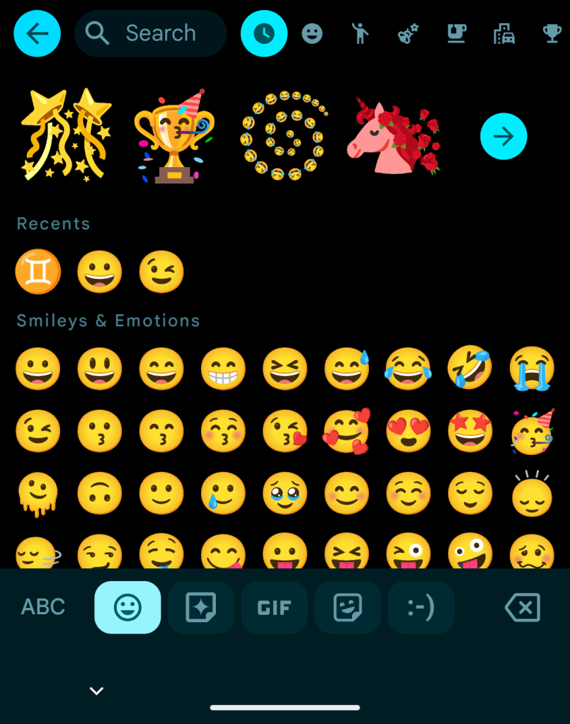 Gboard emoji redesign tweaks