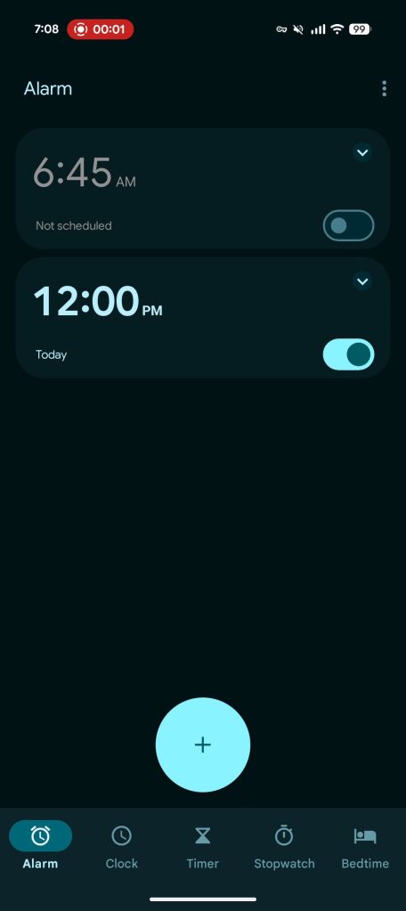 Google Clock 7.14
