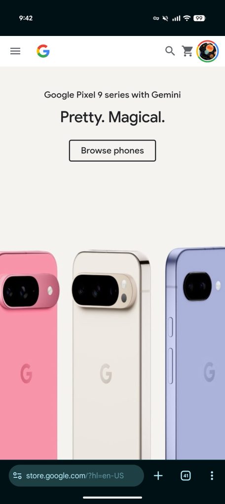 Chrome Android bottom bar