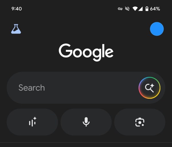 Nouveau design de l'application Google