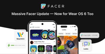 Facer's Wear OS 6 hero image.