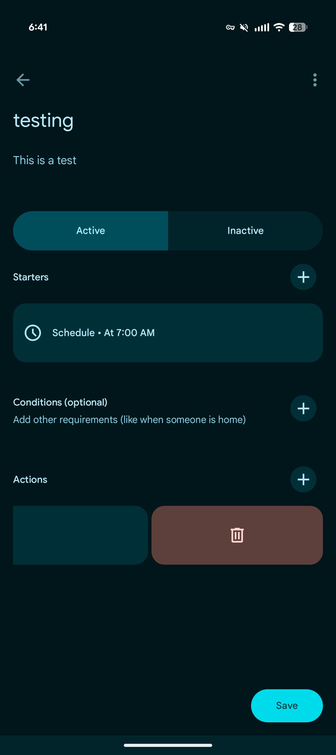 Google Home new automations editor