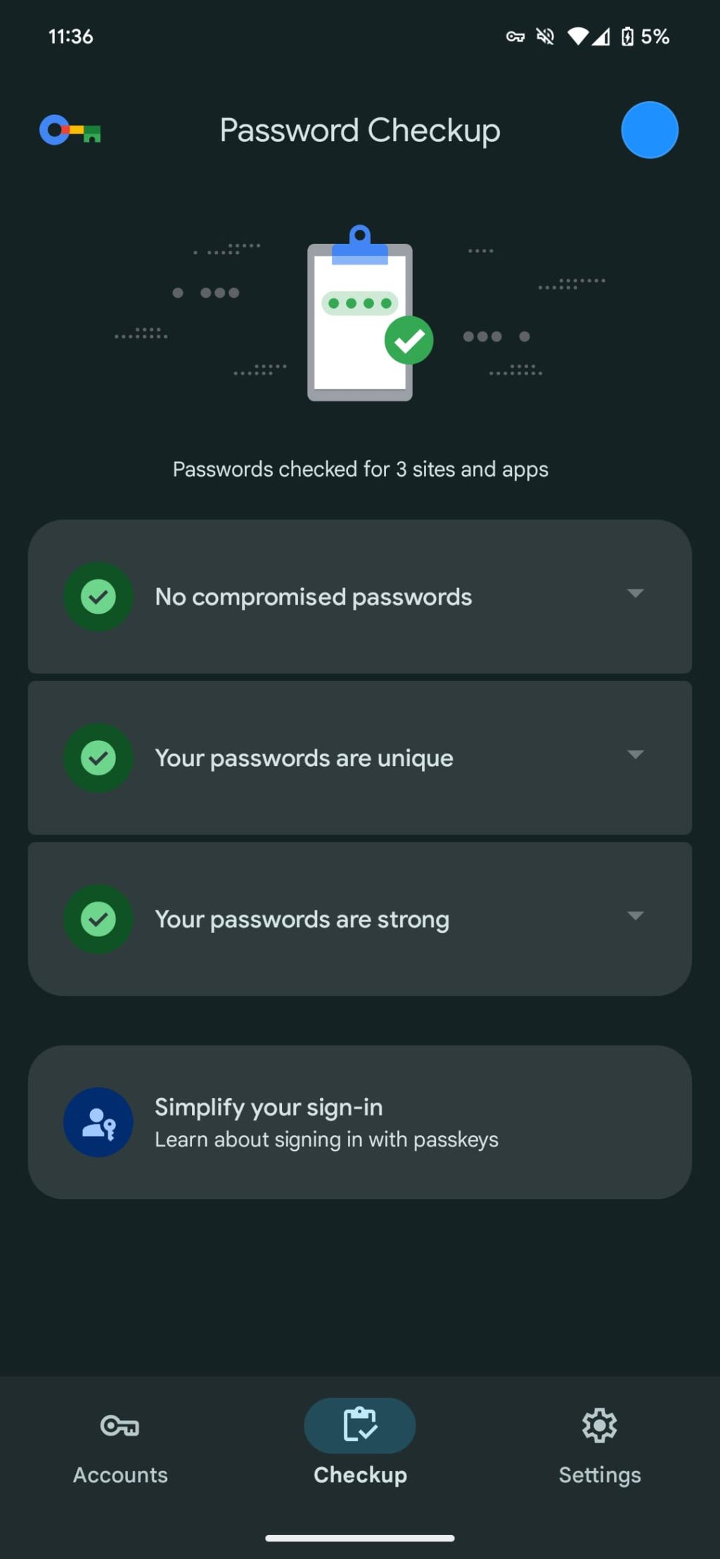 Google Password Manager Expressif