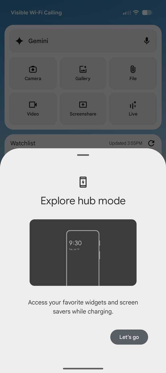 Android 16 QPR2 debuts lock screen widgets with 'hub mode'
