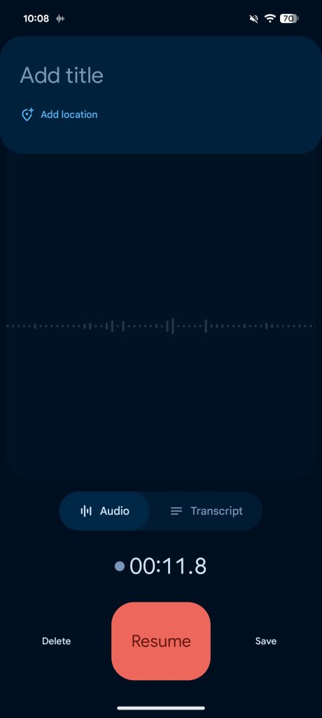 Pixel Recorder’s Material 3 Expressive redesign aims to simplify