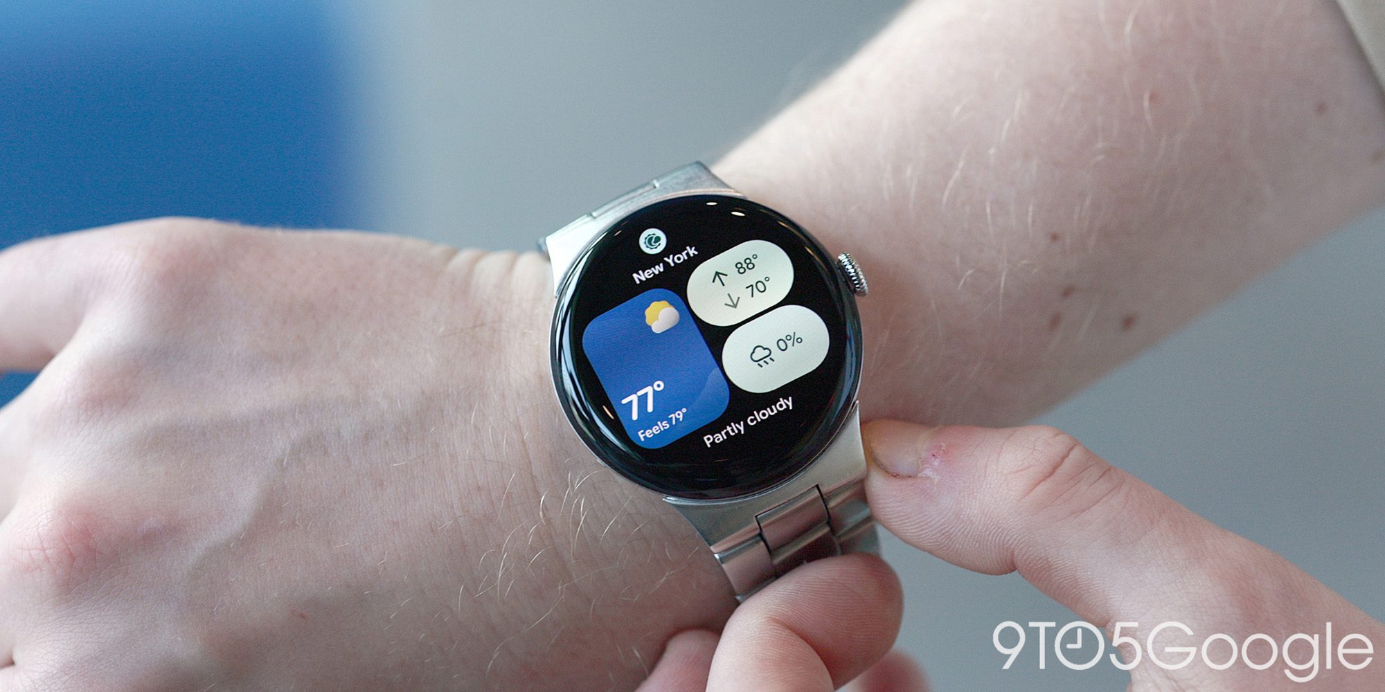 Pixel Weather выходит на Pixel Watch 