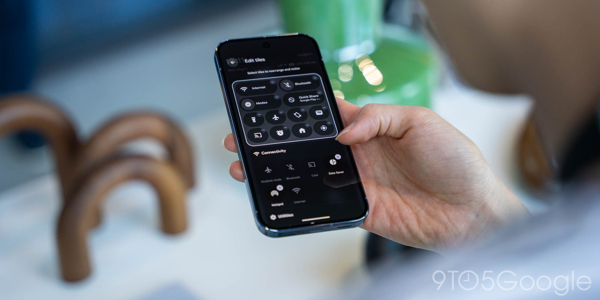 Android 16 позволяет с помощью двойного касания точно изменять расположение быстрых настроек на Pixel