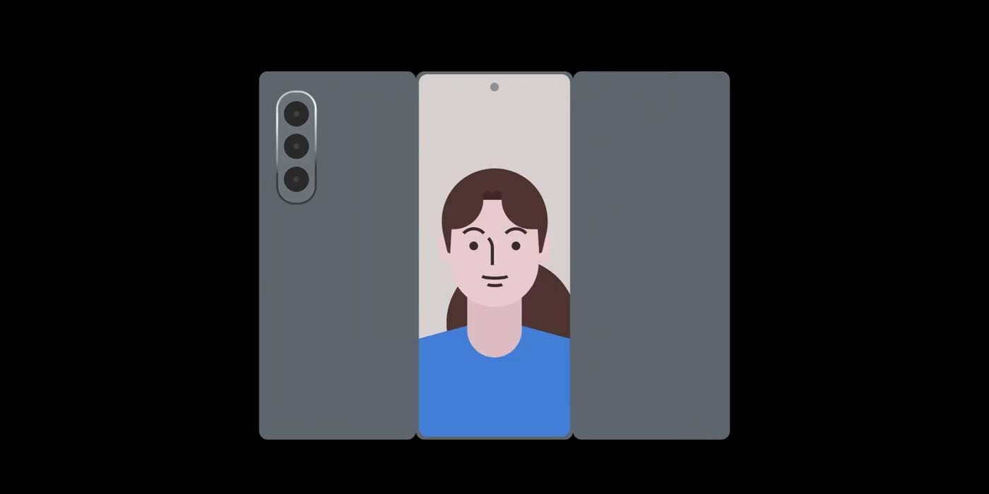 Анимация Samsung Galaxy Z TriFold показывает, как он будет раскладываться