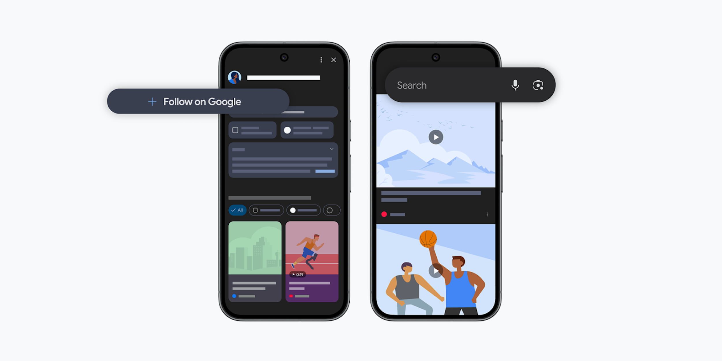 Google Discover получает больше настроек с возможностью «Подписываться» на сайты