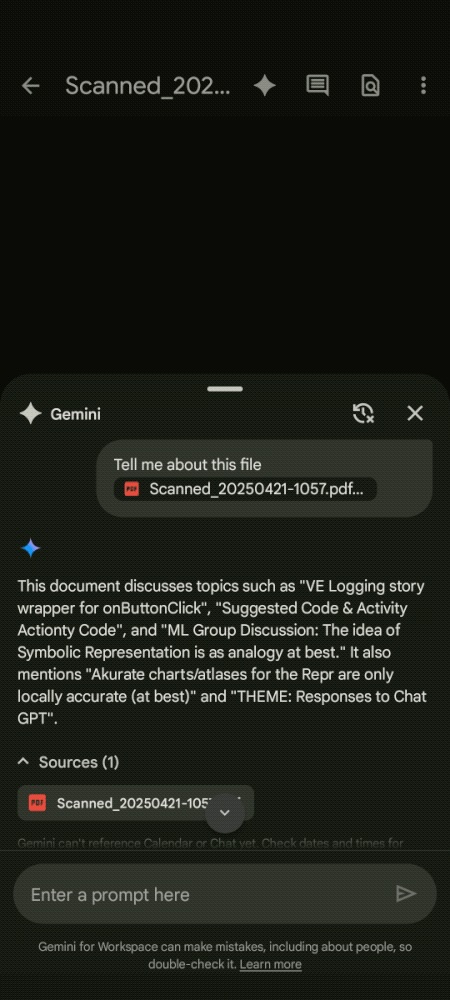 Gemini Google Drive