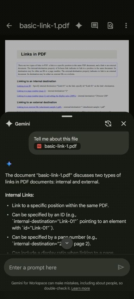 Gemini Google Drive