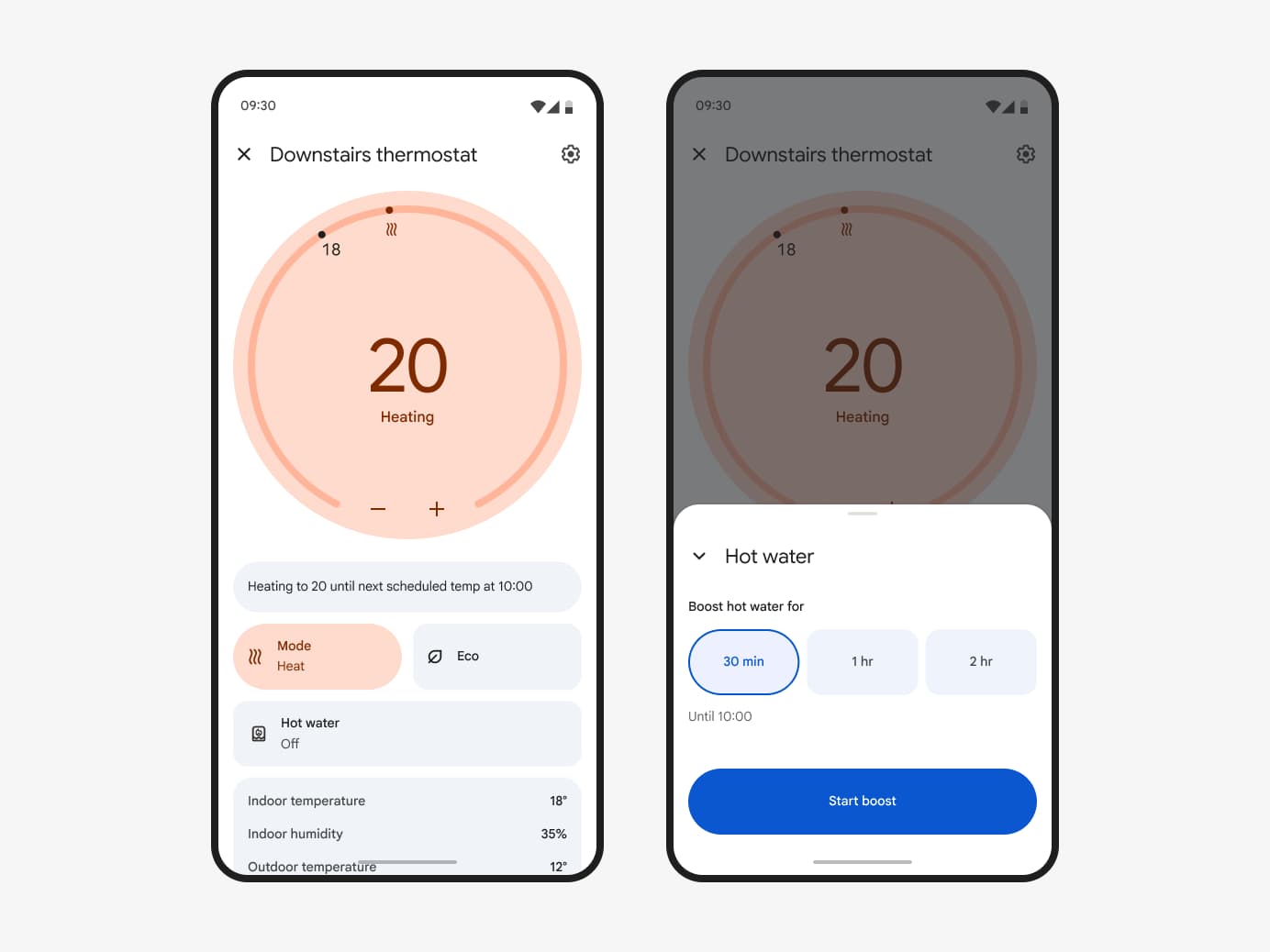 Google Home Thermostat Europe