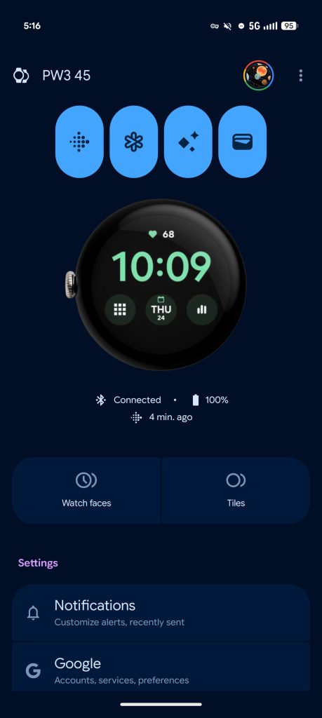 Pixel Watch 4.1 update adds new icon, more M3 Expressive