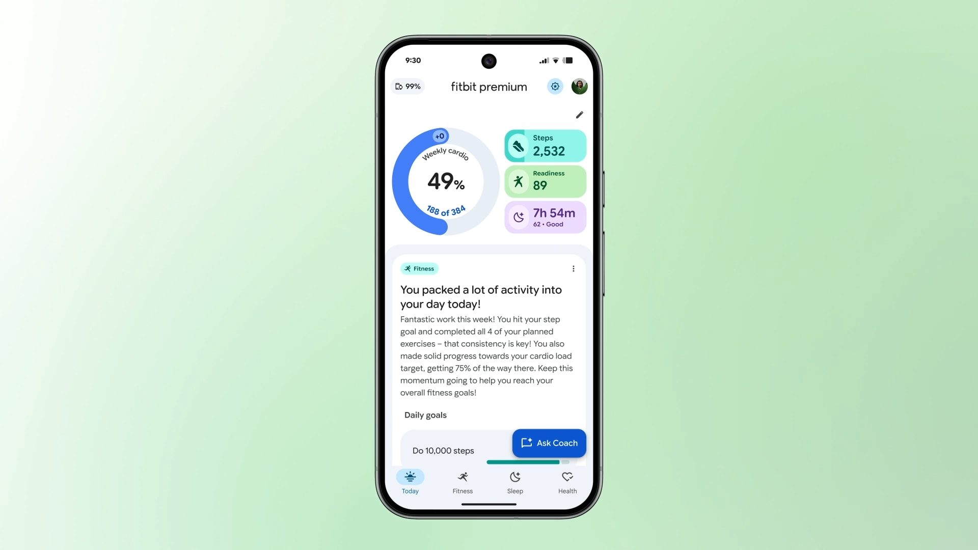 Fitbit Coach Preview Получает Чат «Спроси Тренера» и Обновленный Дизайн Приложения