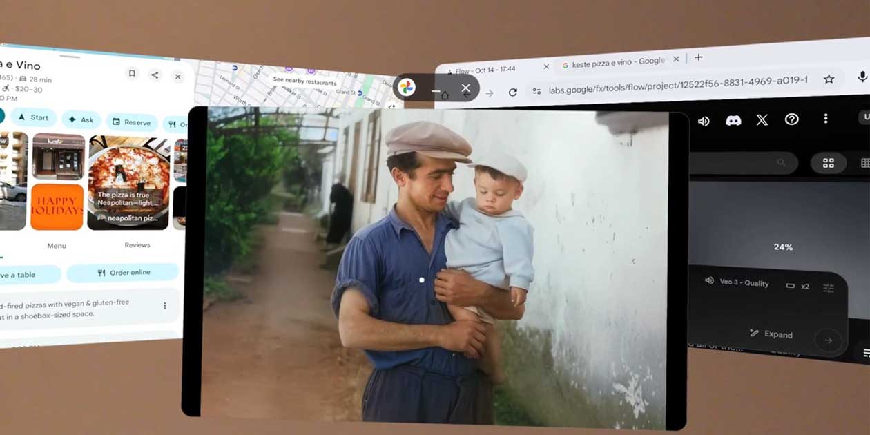 Google Фотос предлагает 3D-«эффекты» для фото на Android XR-гарнитуре Samsung