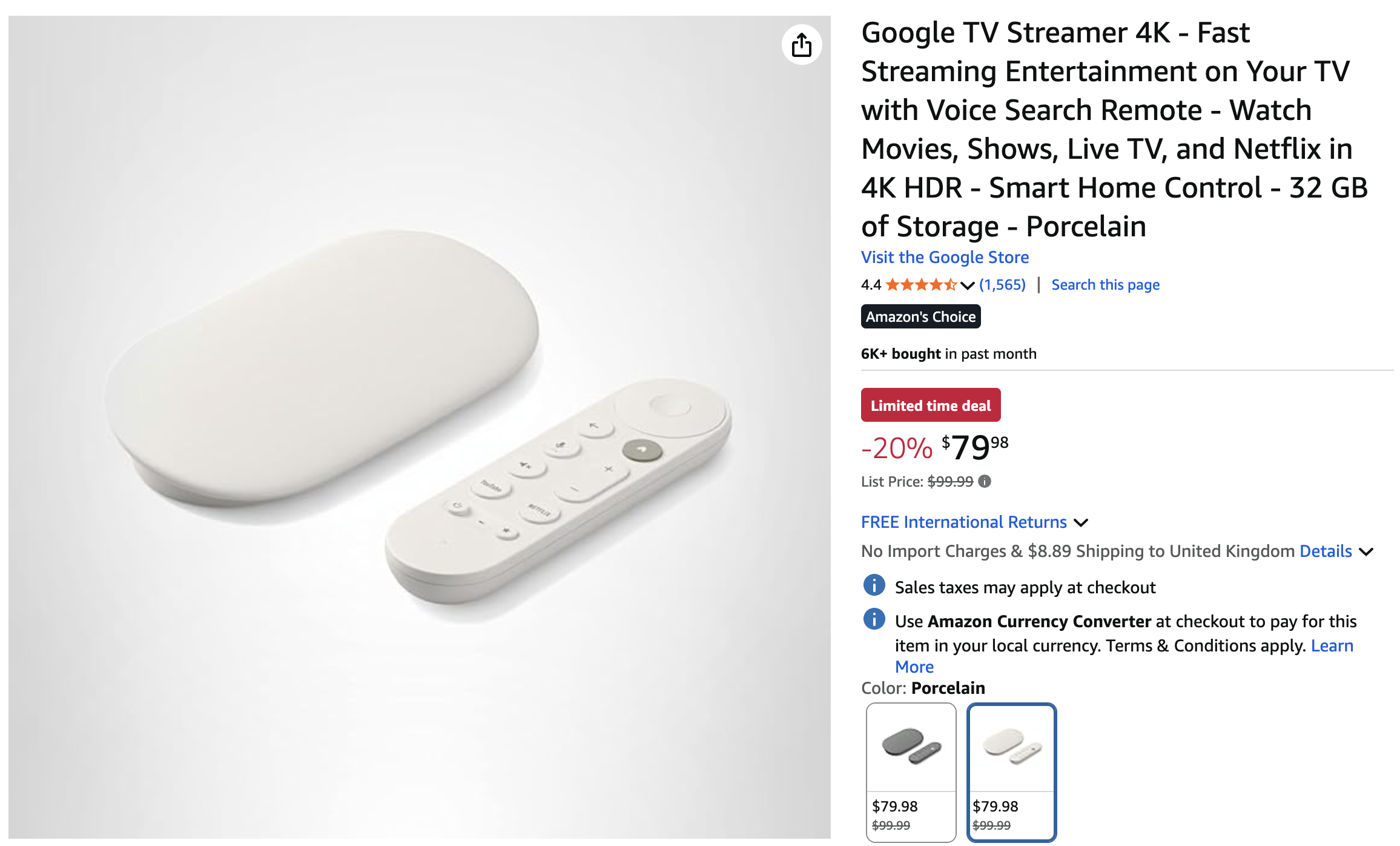 Google TV Streamer is an easier buy at $80 in Prime Day sale