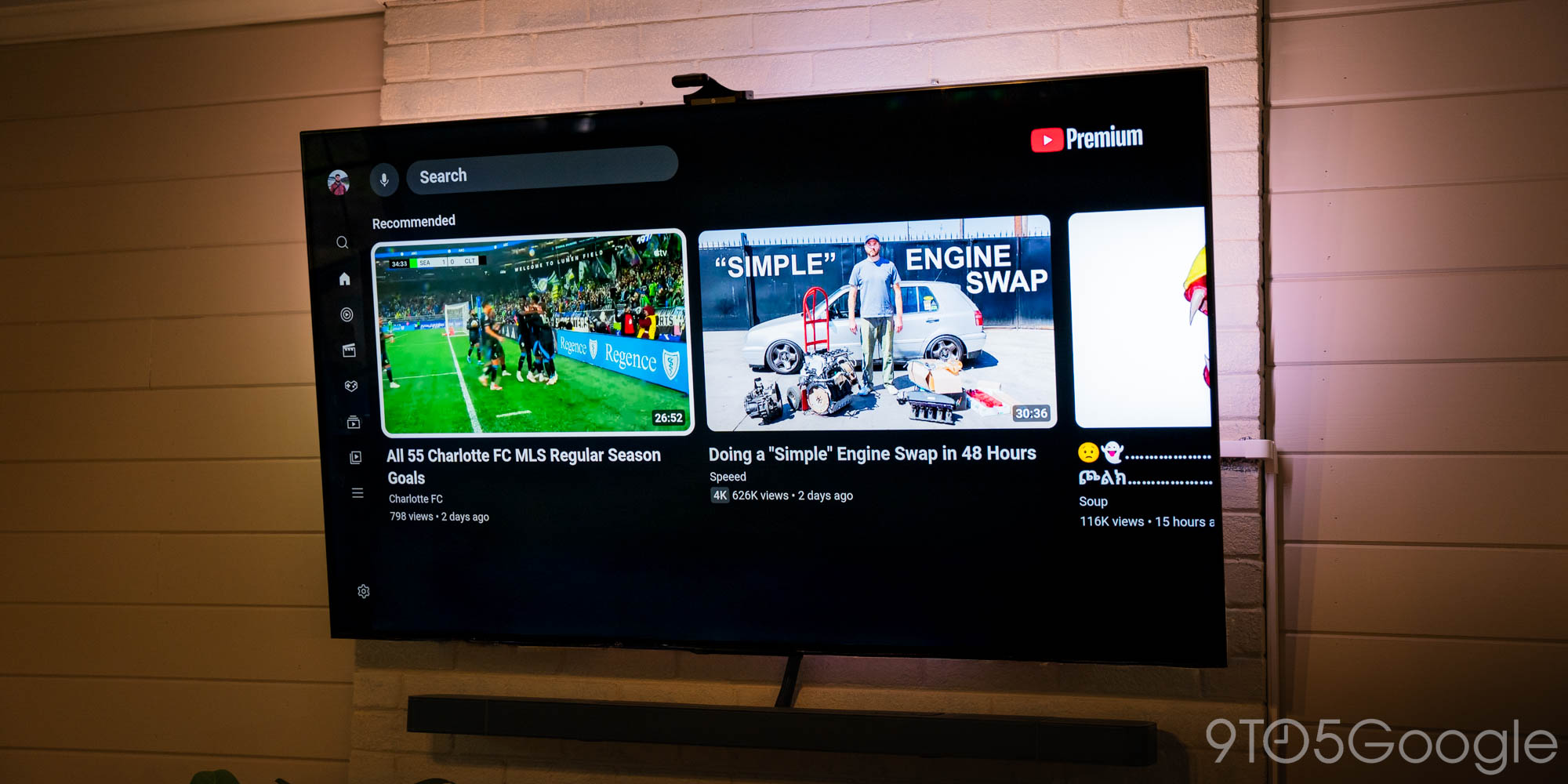 YouTube TV App Sidebar Redesign Simplifies Navigation