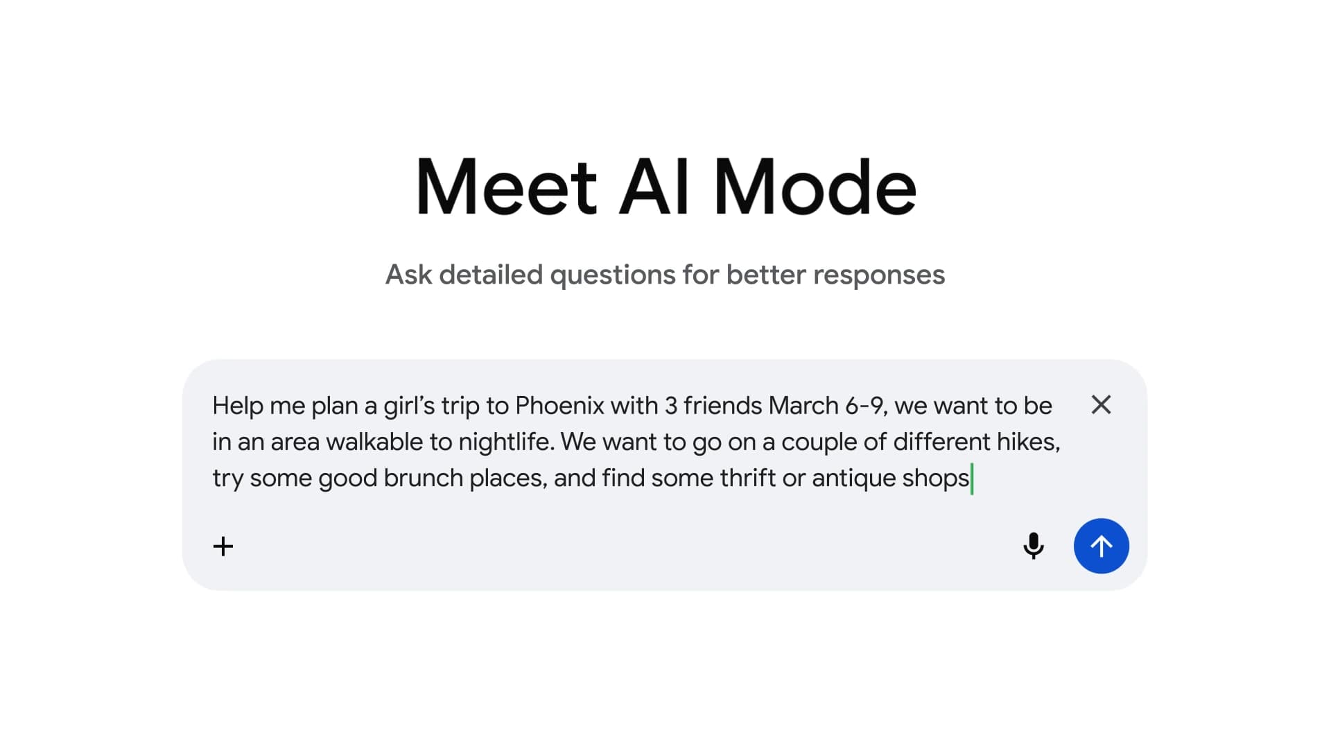 Google AI Mode will help you create full travel plans with Canvas