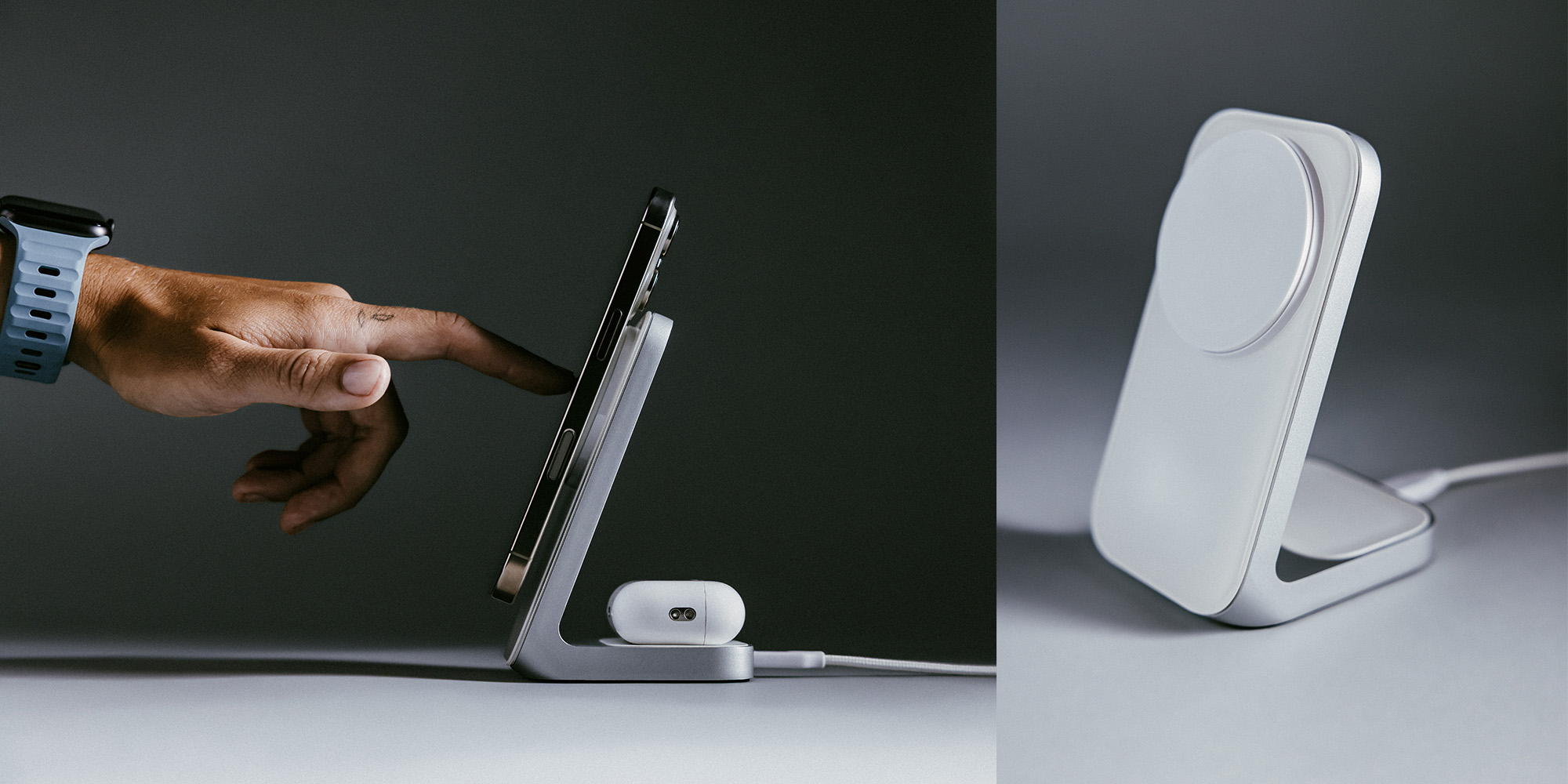 photo of Nomad’s Qi2 25W 2-in-1 wireless charging stand is ready for Pixel 10 and iPhone 17 image