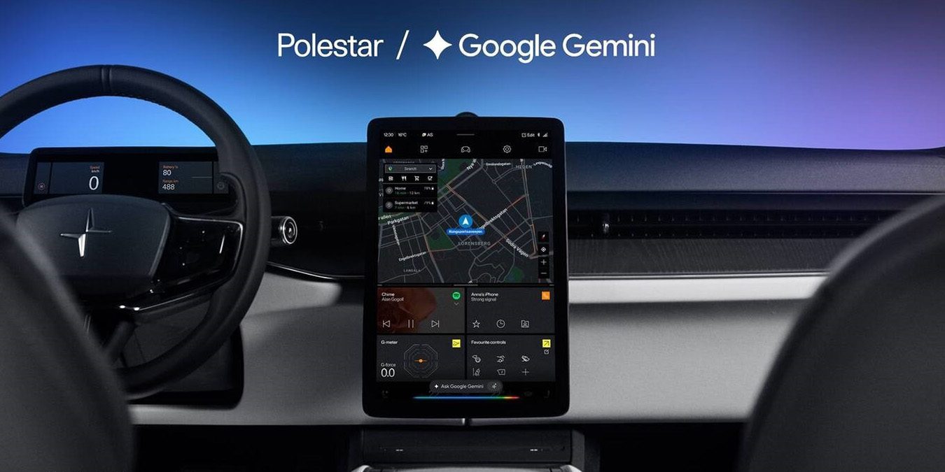 Gemini появится в автомобилях Polestar с обновлением Android Automotive
