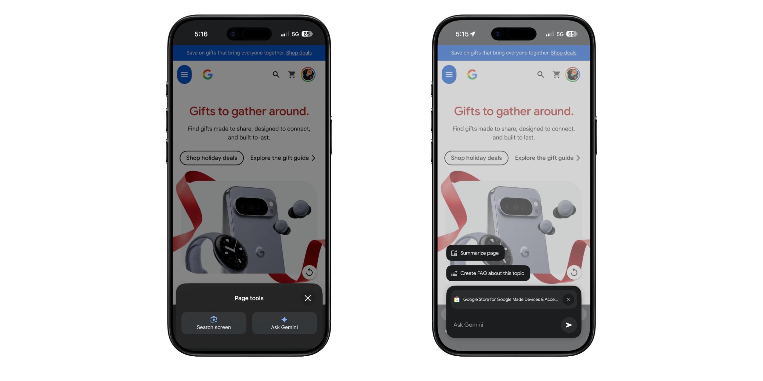 Chrome for iPhone rolling out built-in Gemini integration