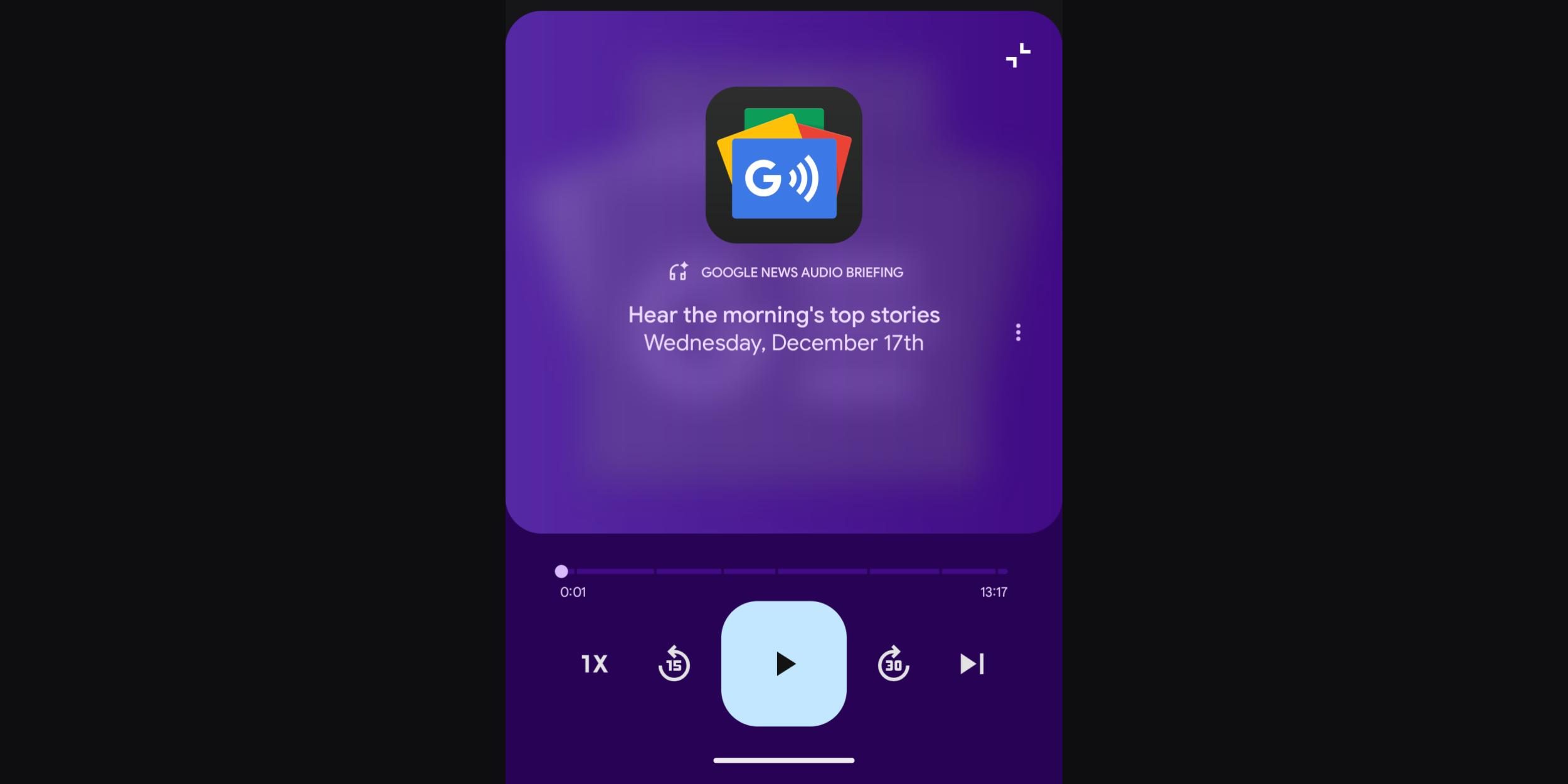 «Google News Audio Briefing» выходит с новой вкладкой «Прослушать» на Android