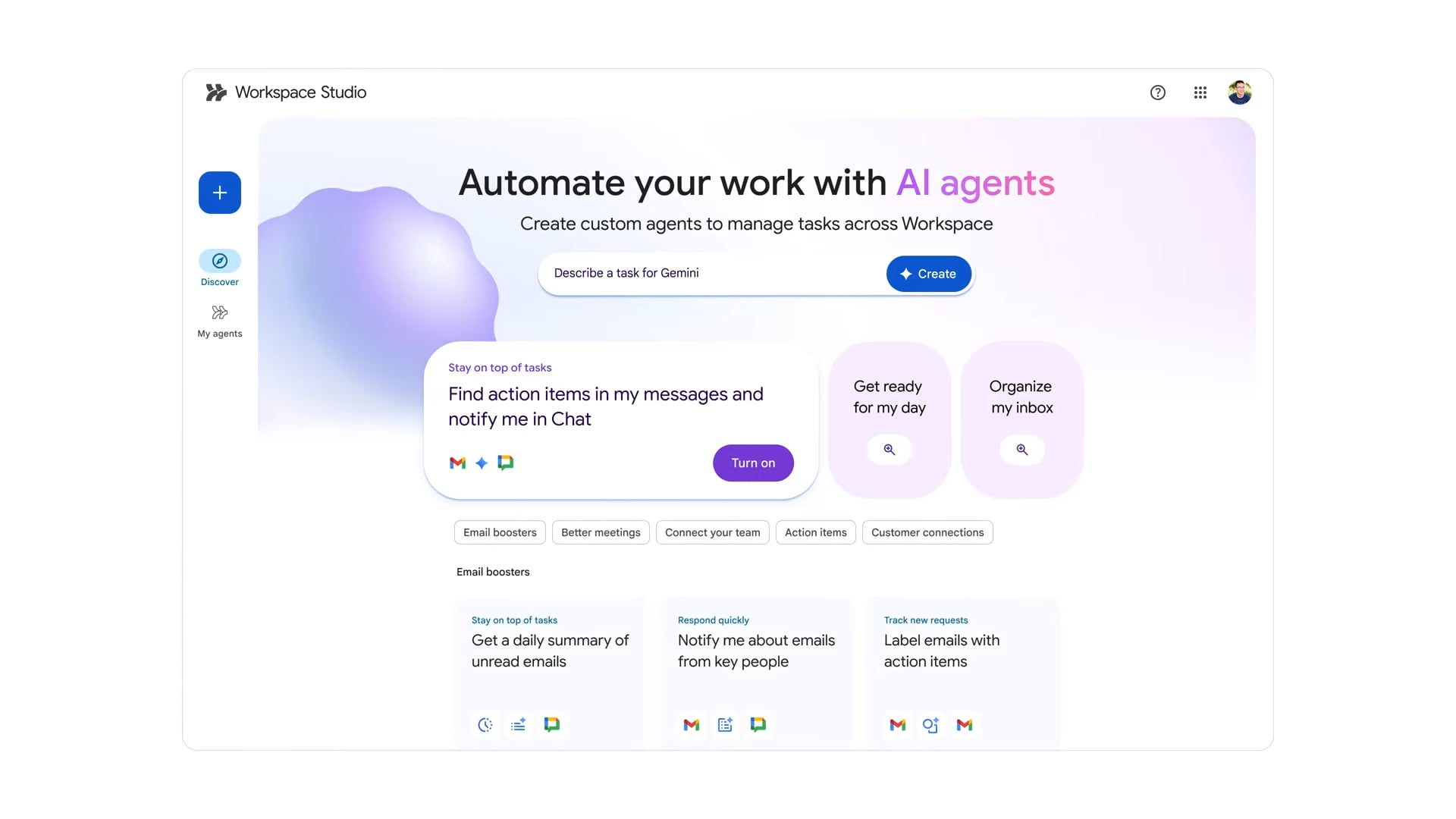 Google запускает Workspace Studio для создания автоматизированных агентов на базе Gemini 