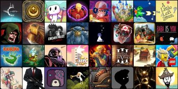 A collage of cartoon characters