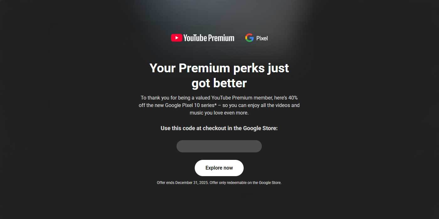 Google sends huge Pixel 10 discounts to YouTube Premium subs