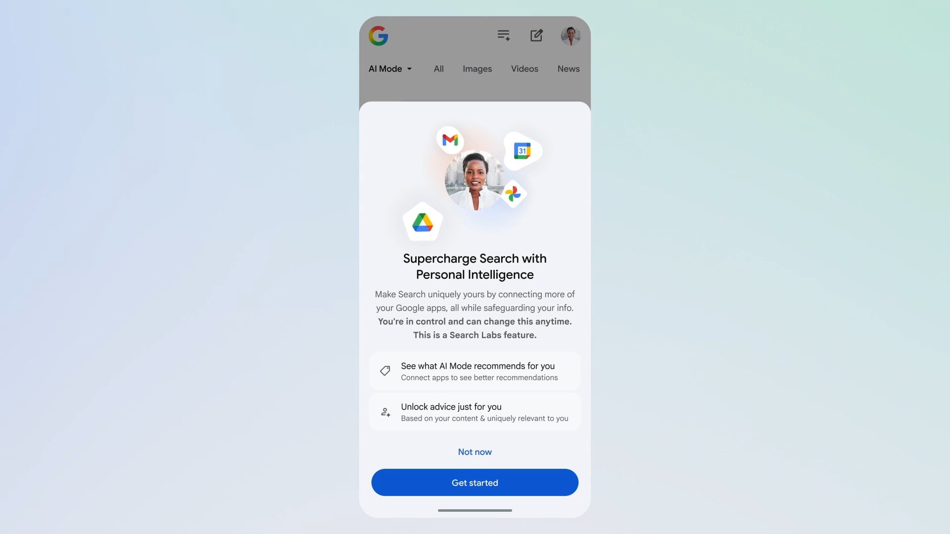 Режим ИИ внедряет «Персональный интеллект», чтобы сделать поиск Google «уникально вашим»