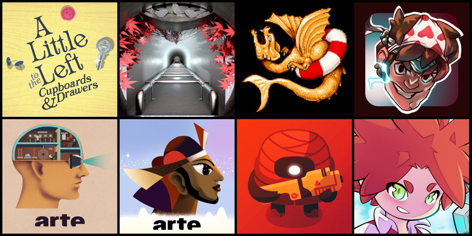 A collage of images of various characters