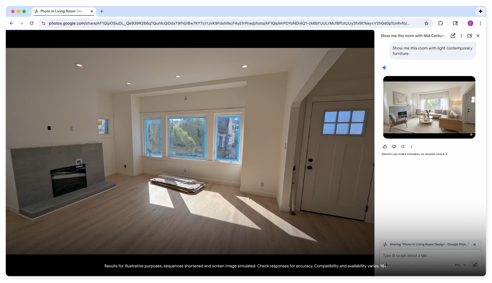 Gemini in Chrome gets side panel UI, inline Gmail compose