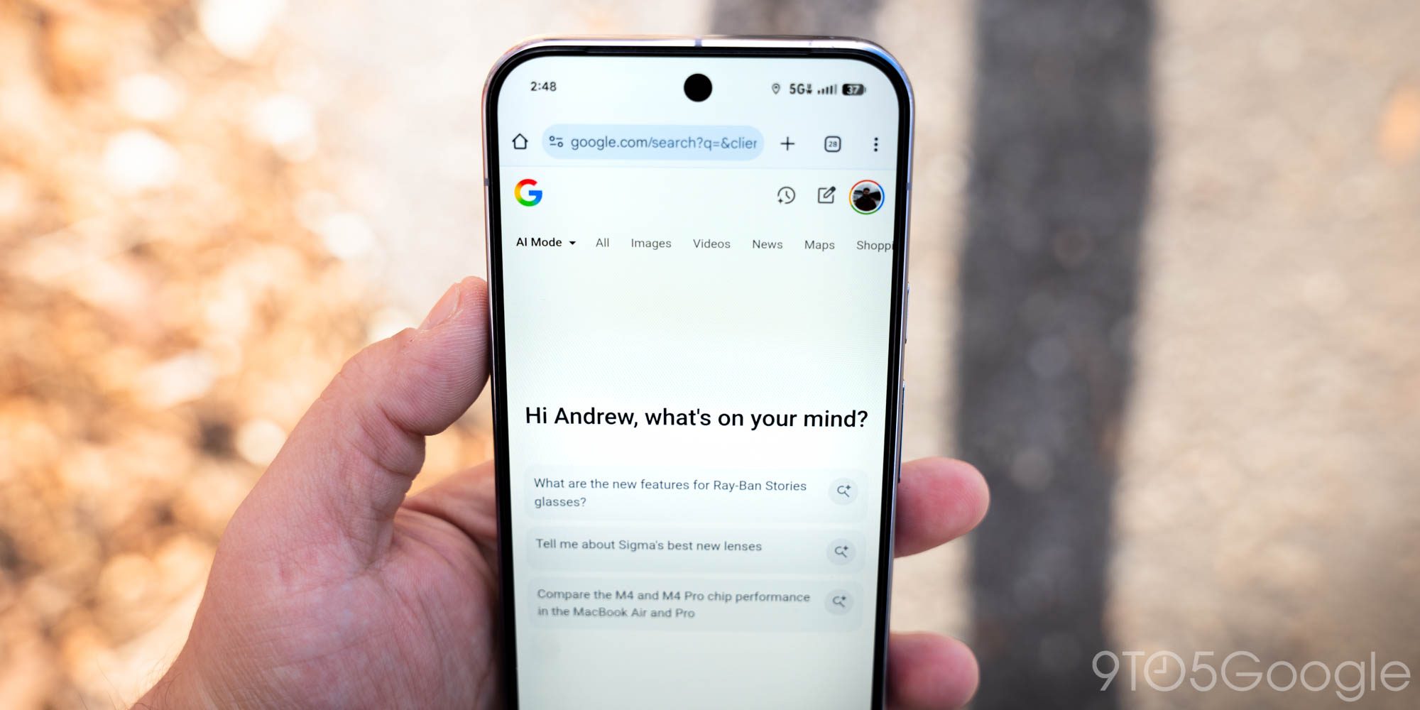 Google App начинает предоставлять быстрый доступ к истории режима ИИ