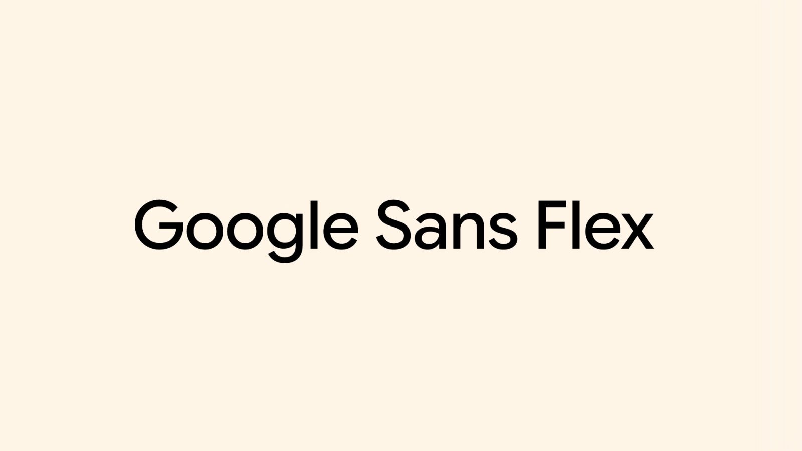 You can now use Google Sans in Google Docs