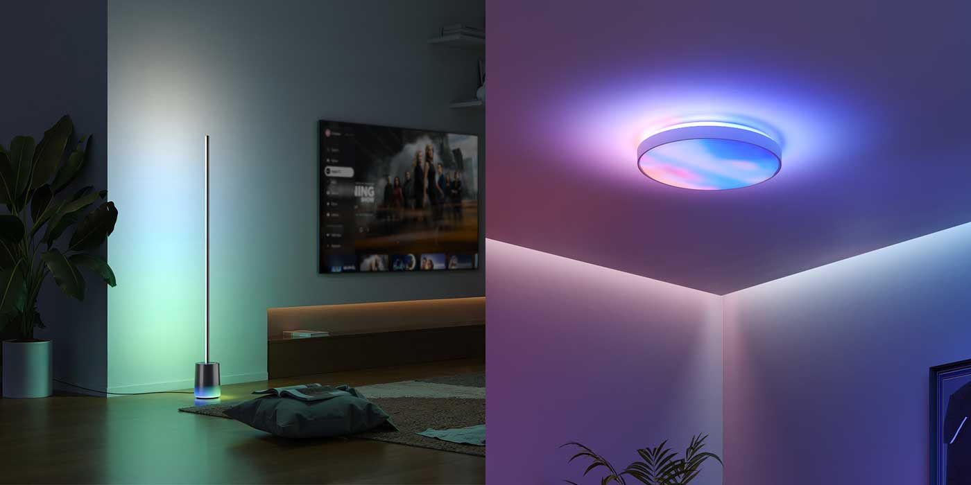 Новый напольный светильник Govee Floor Lamp 3 и потолочные светильники — идеальное решение для дома