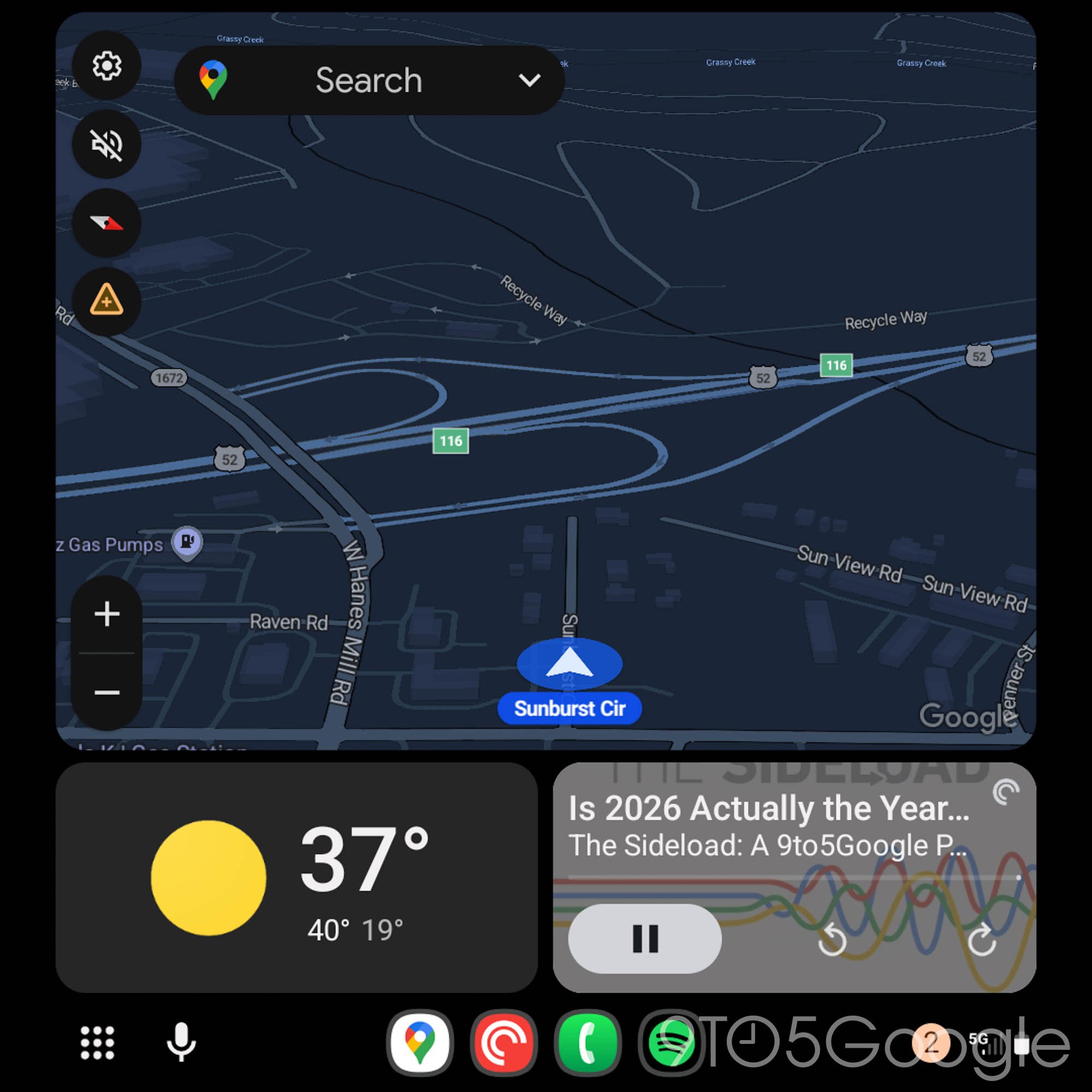 Android Auto update delivers media player redesign [Gallery]