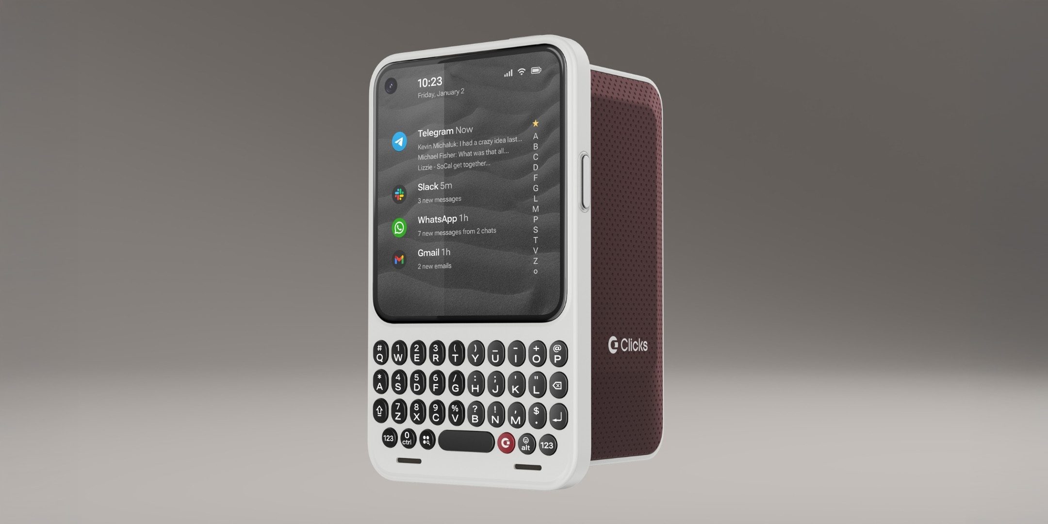 «Clicks Communicator» — Android-телефон с физической клавиатурой, ориентированный на сообщения [Галерея]