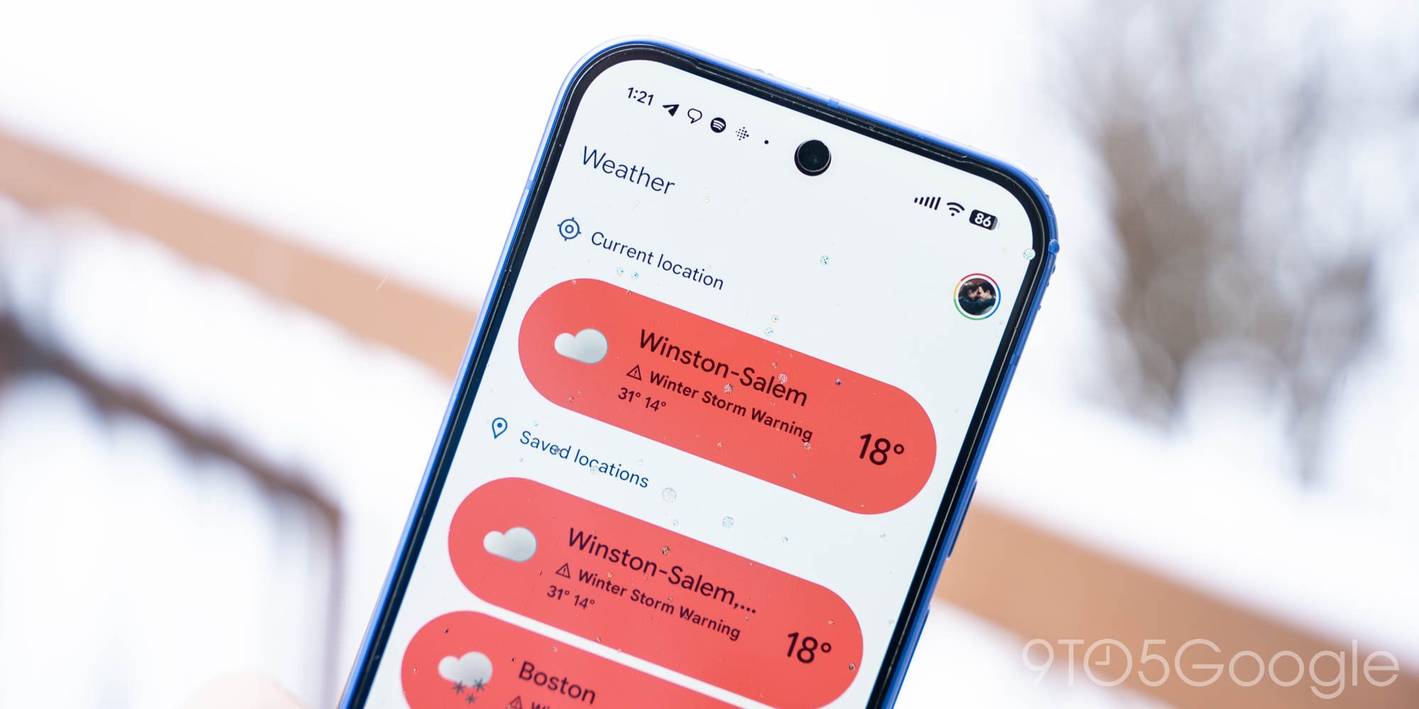 Pixel Weather обновляет виджет, а в Google Clock 8.6 появились новые значки