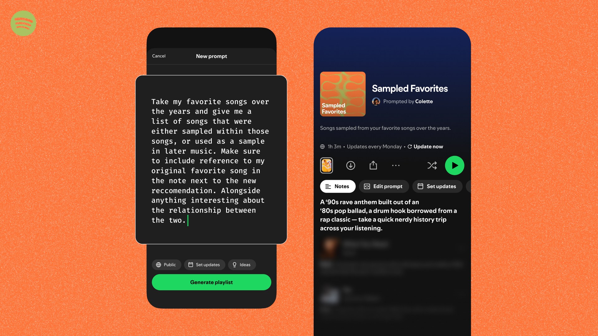 Spotify Example Spotify rolling out 'Prompted Playlists' – how to use it