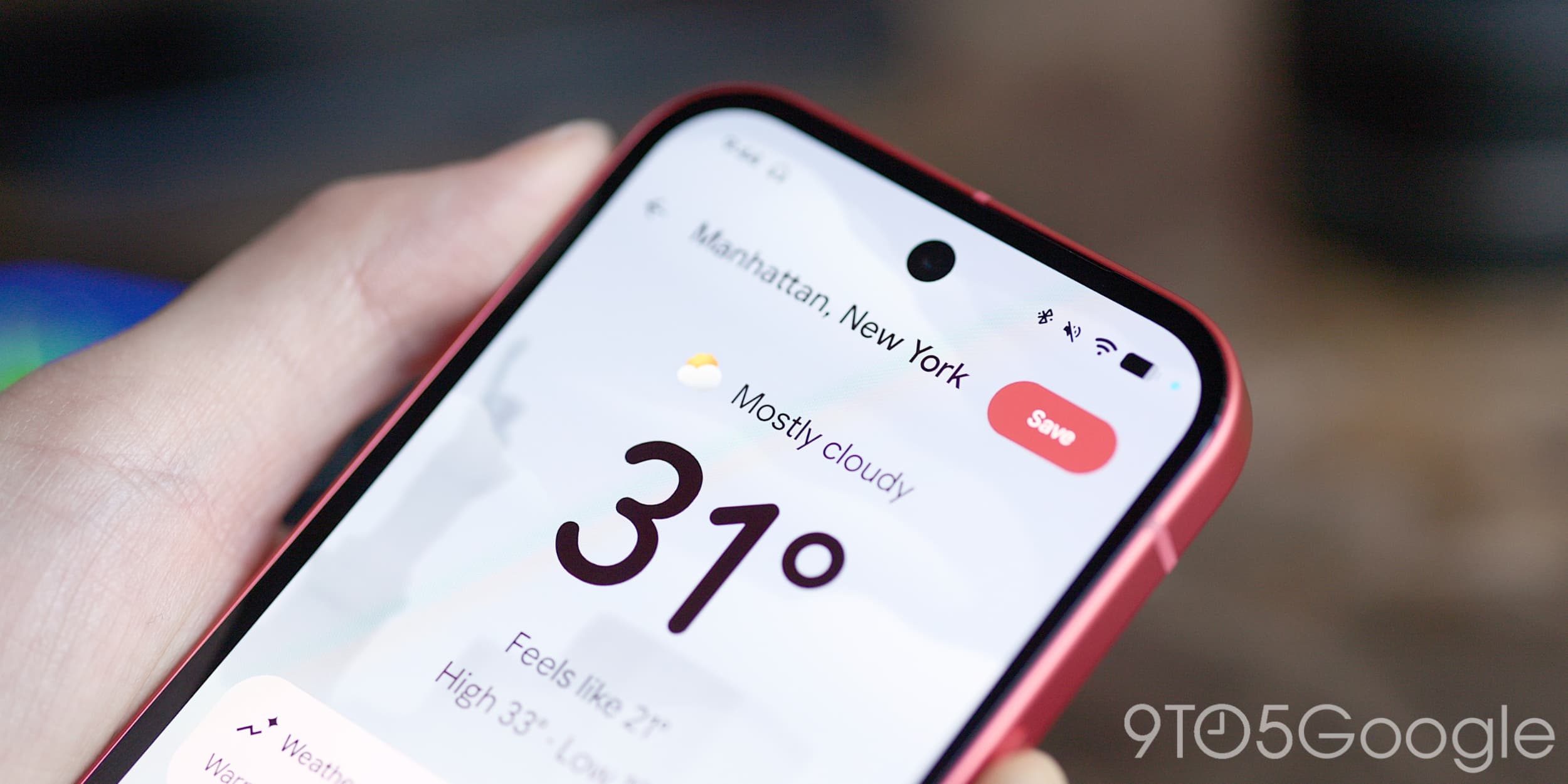 Google перерабатывает иконки своего приложения «Погода» Pixel, делая их более контрастными